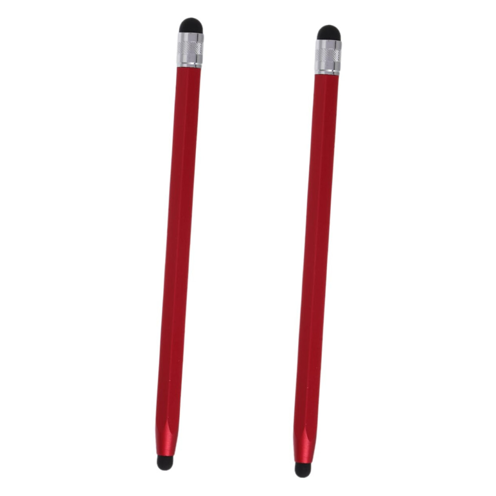 Dual-Head Capacitive Stylus 2 Pcs For Tablets Precision Writing And Drawing Accessory Touchscreen Compatible 9393856661572