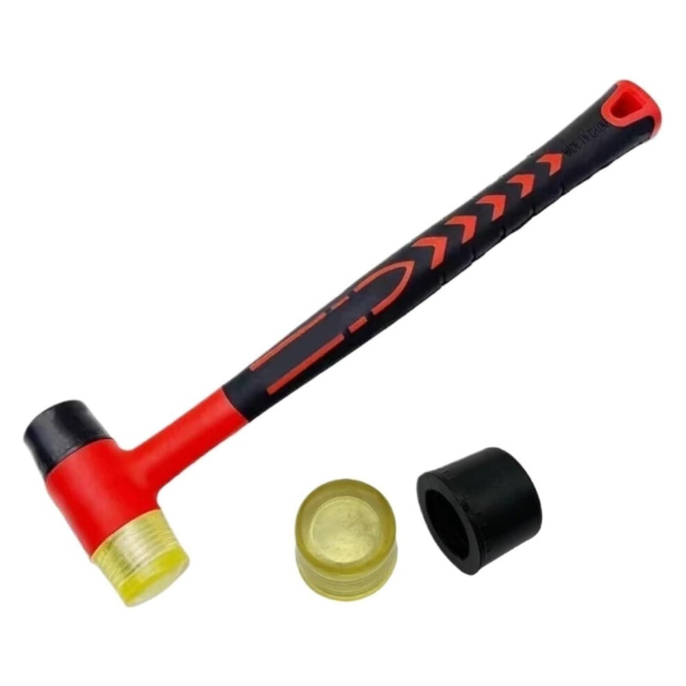 Rubber Mallet Double-Faced Versatile Soft Mallet For DIY Glazing And Window Work Red-image-OPC-PMGV2N9-NEW
