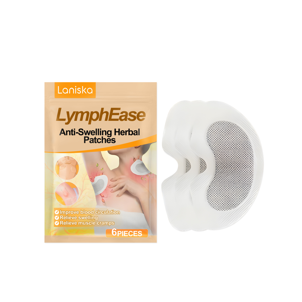 6PCS Anti-Swelling Herbal Patches Lymphatic Drainage Care Patches for Armpits Swelling and Pain