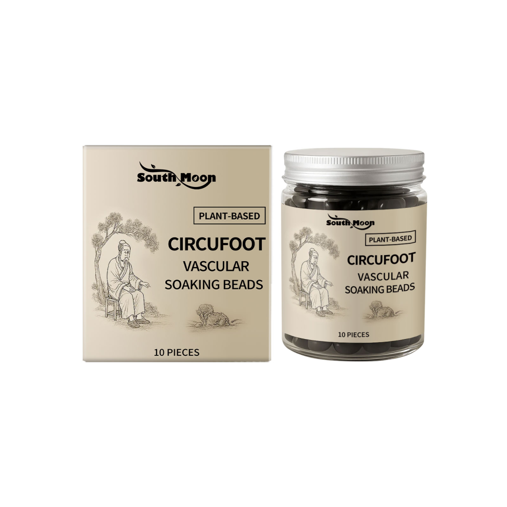 10PCS Circufoot Vascular Soaking Beads Foot Bath Pearls with Mugwort And Angelica Relieve Leg Discomfort
