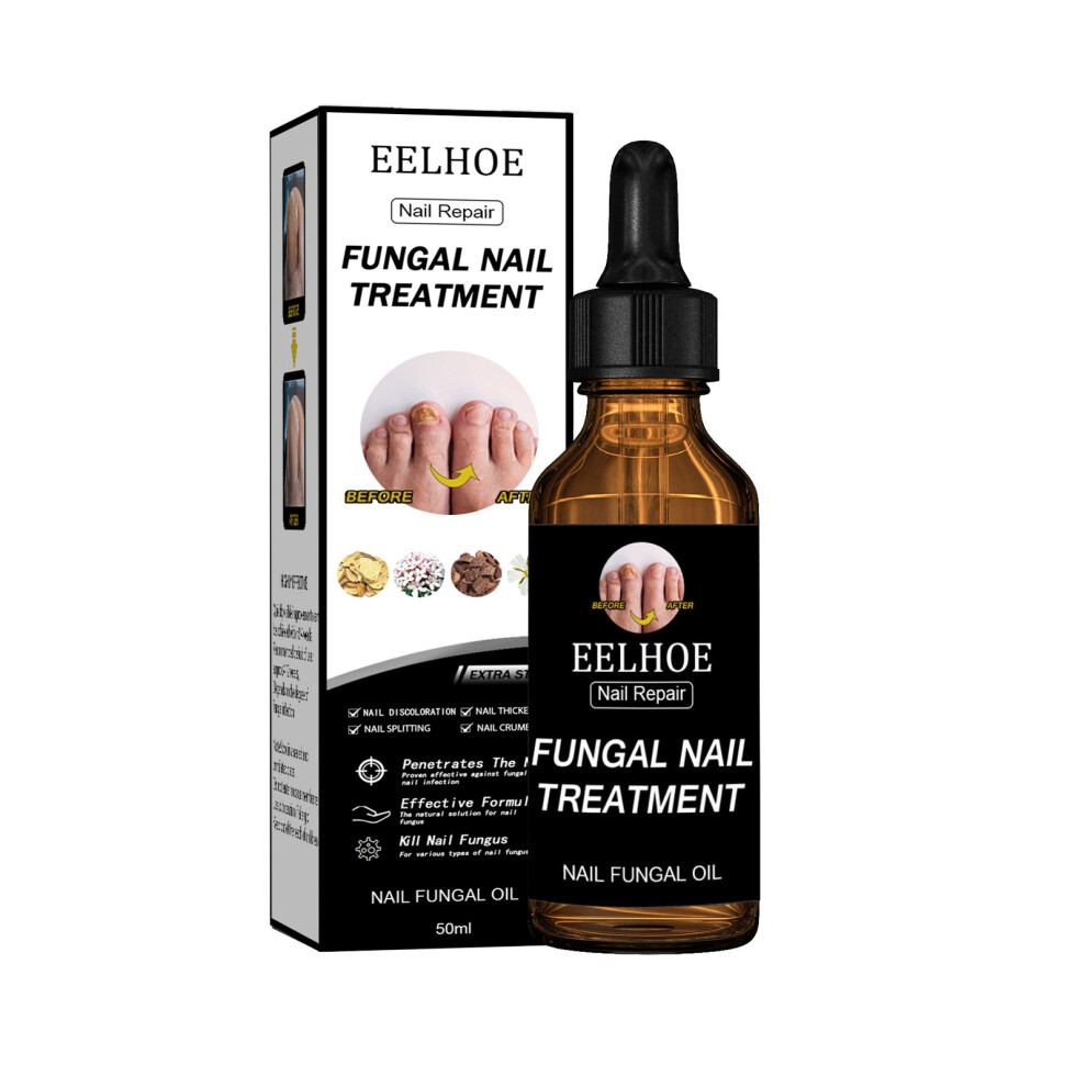 Nail Treatment Solution 50ml Fungi Nail Liquid Serum for Thickening Brightening Nourishing Nail Repair