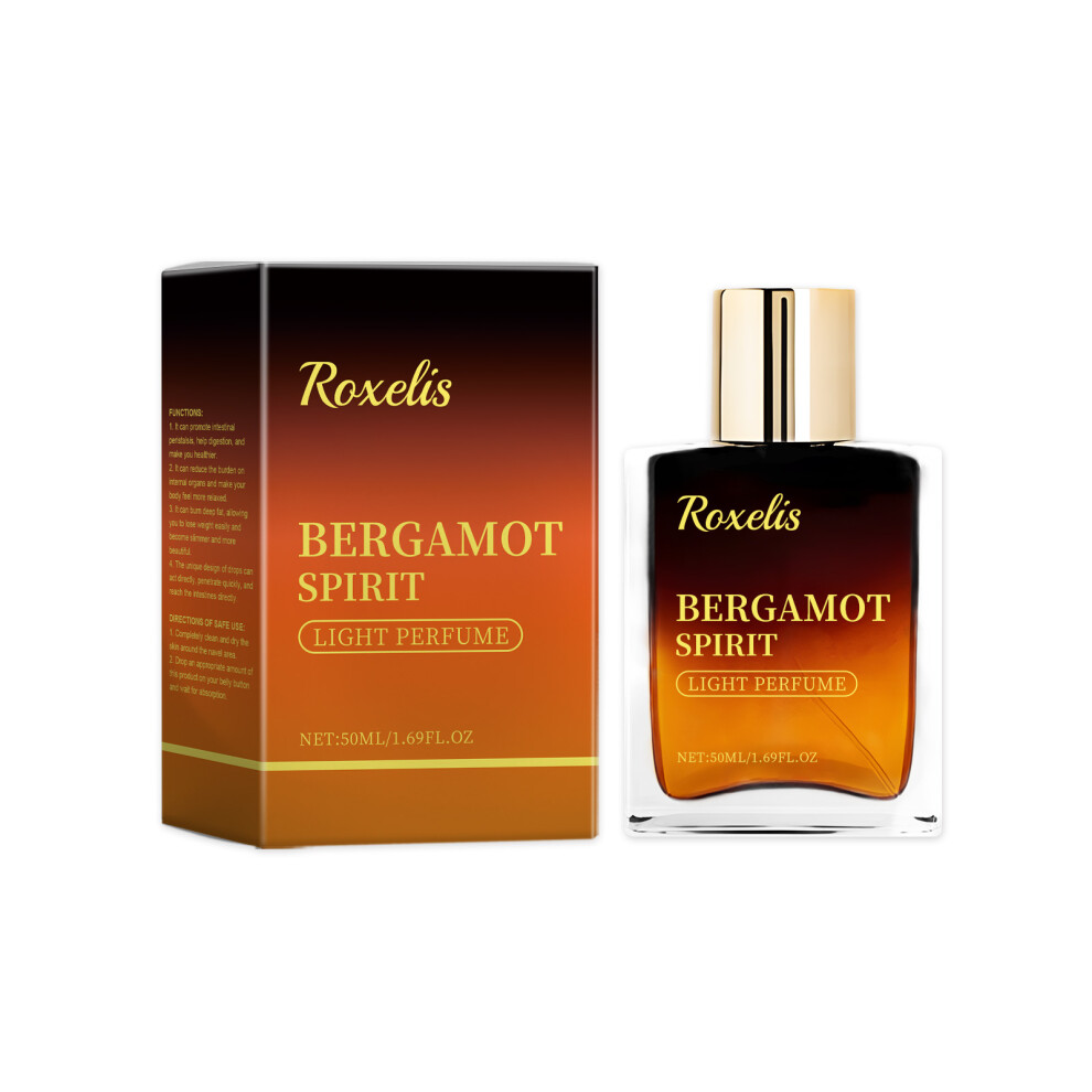 Light Bergamot Spirit Perfume 50Ml Fresh Citrus Fragrance Long Lasting Elegant Scent