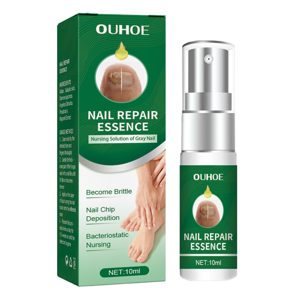 Yellow Nail Repair Serum 10Ml Toenail Treatment Essence For Thick Fungal Nails Keratin Nourishing