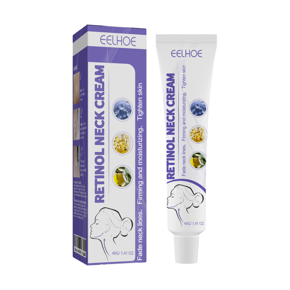 Cream Retinol Neck 40Ml Anti-Aging Firming Neck Care For Tightens, And Smooth Neck Skin Moisturizing