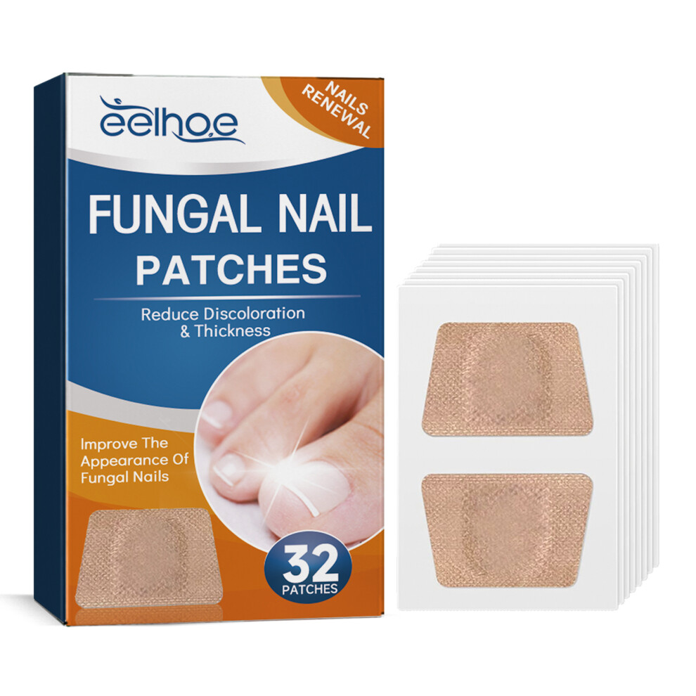 32Pcs Nail Repair Patches for Toenail Fungus Treatment Nail Thickening Correction Fungi Infection Improvement