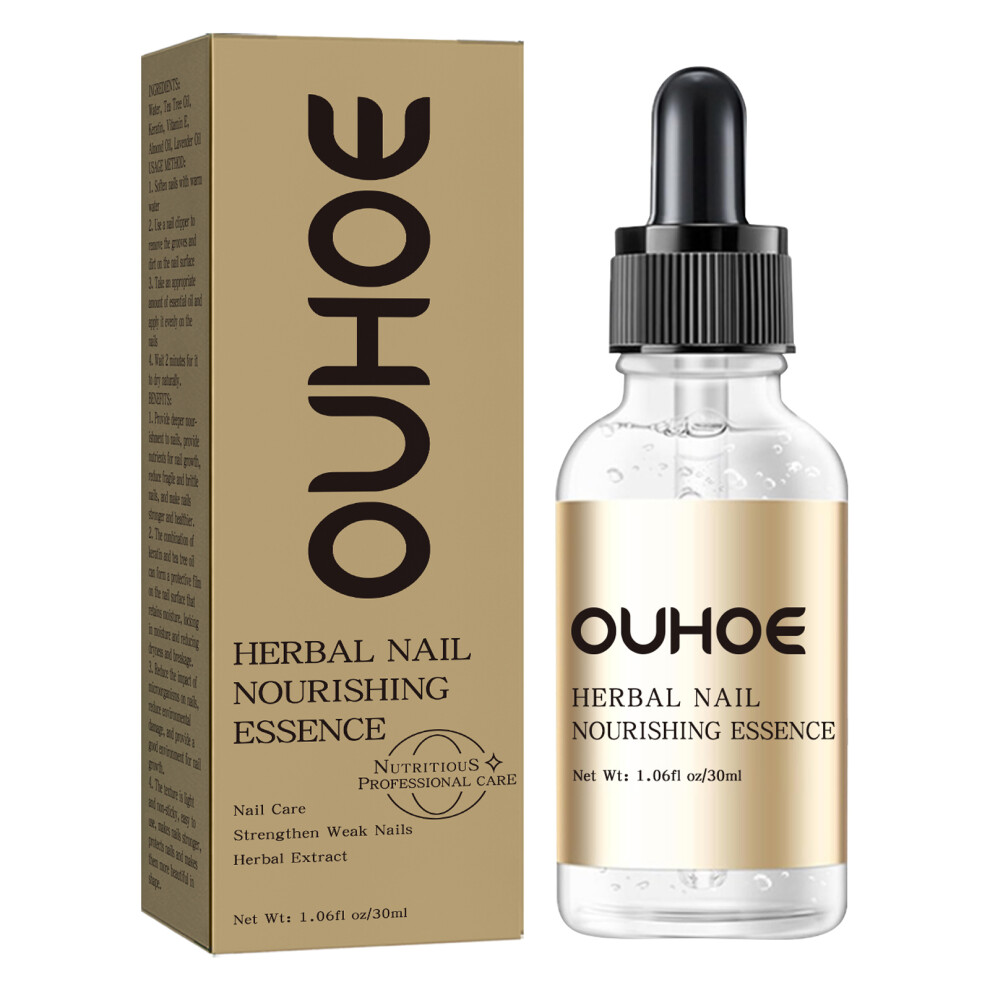 Herbal Nail Nourishing Essence 30ml Nail Repair Strengthening Nourishing Treatment for Hands and Feet