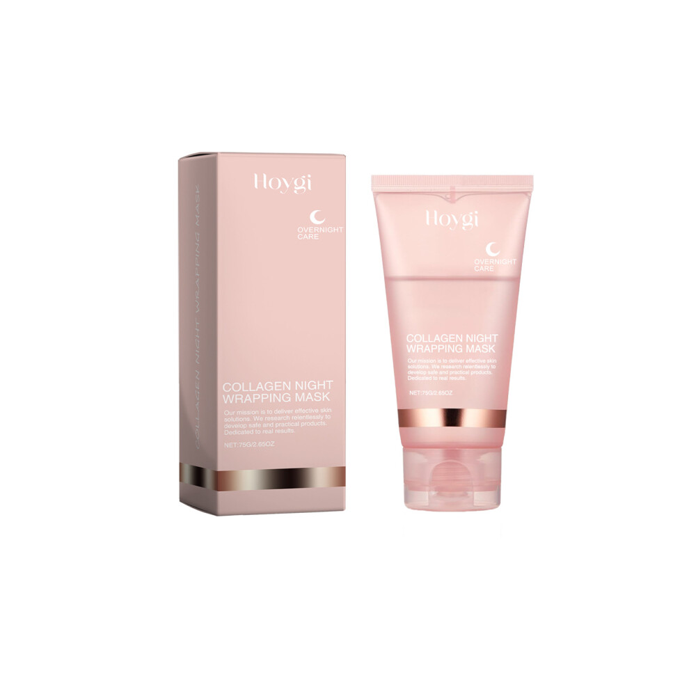 Collagen Night Wrapping Mask 75g Peel Off Face Mask Deeply Hydrates & Firming Reduce Sagging Wrinkle