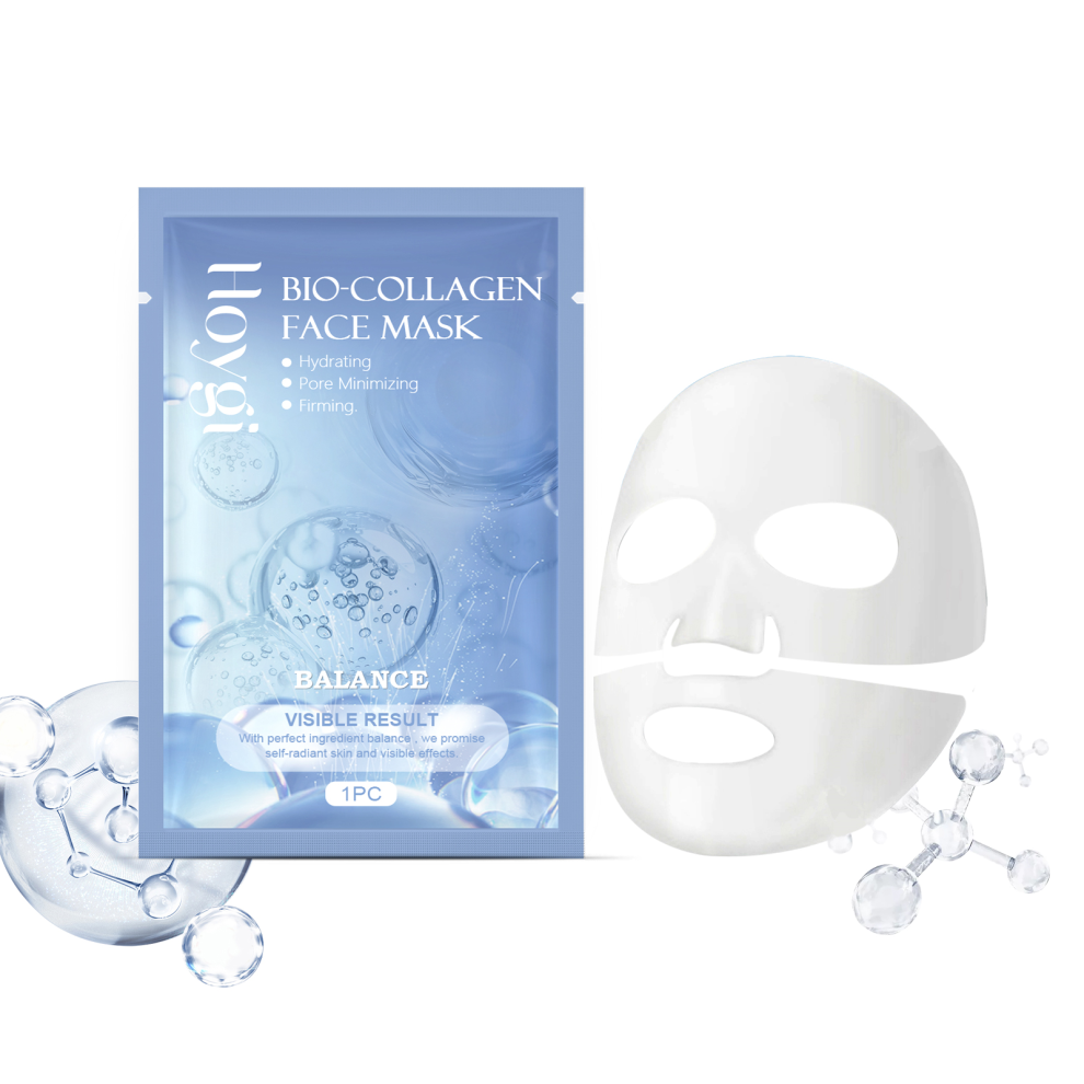1Pc Collagen Hydrating Face Mask Deep Hydration & Pore Tightening Facial Mask