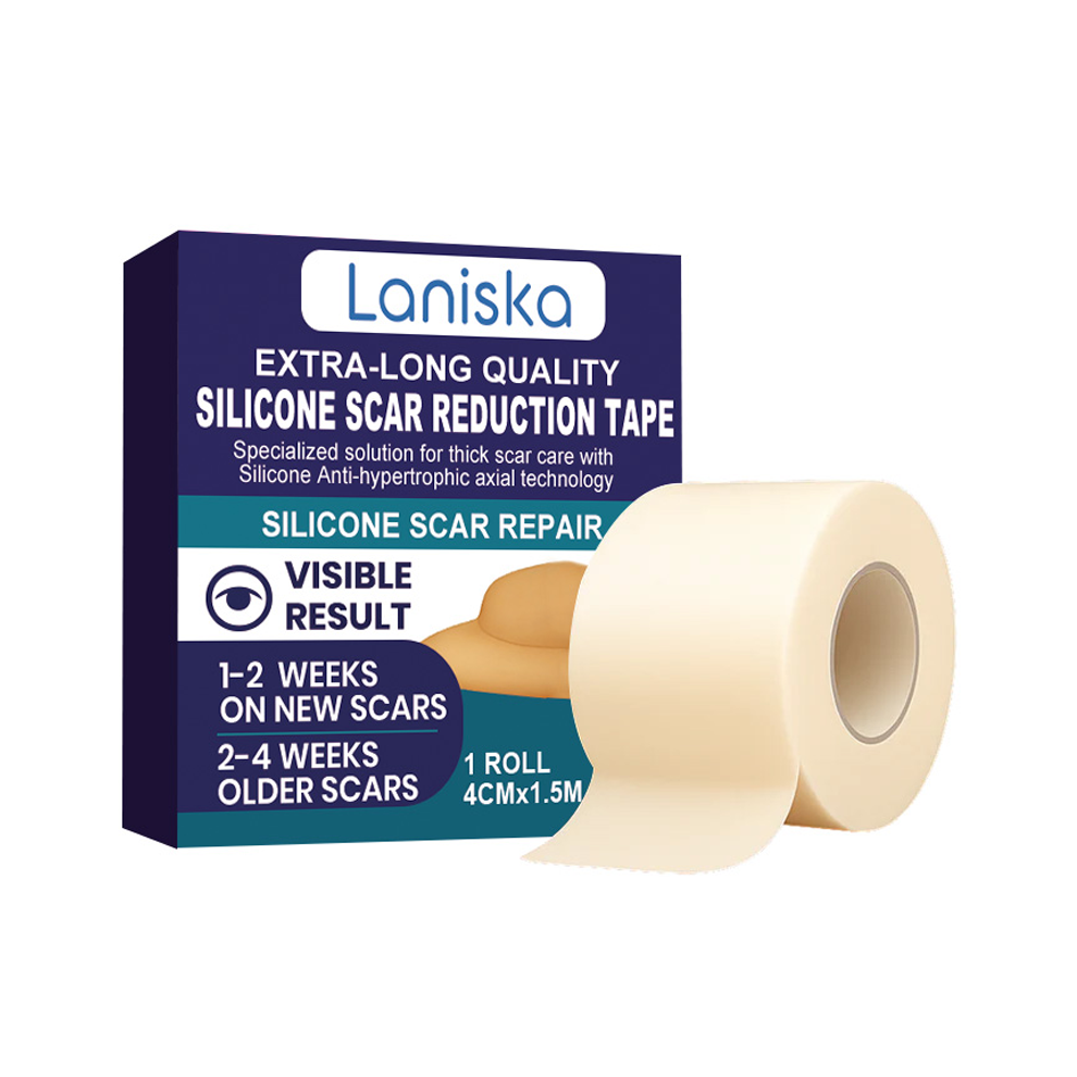 Silicone Scar Reduction Tape Medical Grade Silicone Scar Sheet for Keloid Hypertrophic Scars Post Surgery Repair