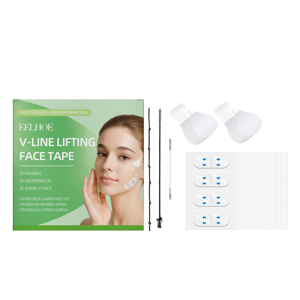 1 Set V-Line Lifting Face Tape Invisible Face Lifting & Tightening Patches Set for Double Chin