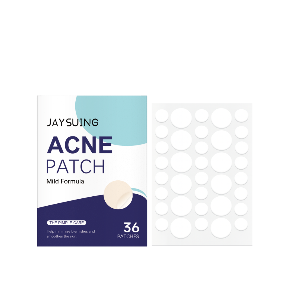 36PCS Acne Patches Invisible Pimple Stickers for Sensitive Skin Salicylic Acid Hyaluronic Acid Blemish Treatment