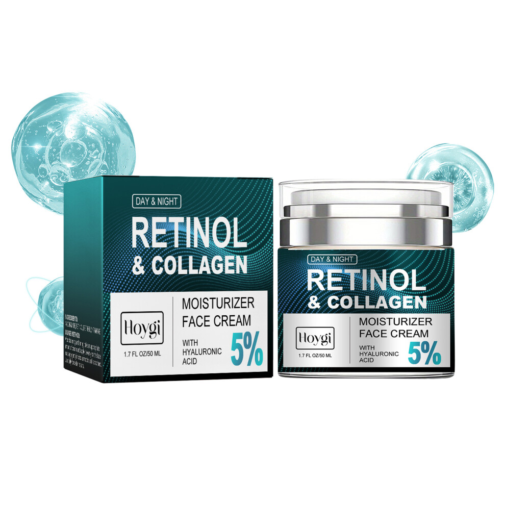 Cream Retinol Face 50Ml For Anti Aging Moisturizing Firming Skin Reduce Fine Lines Wrinkles