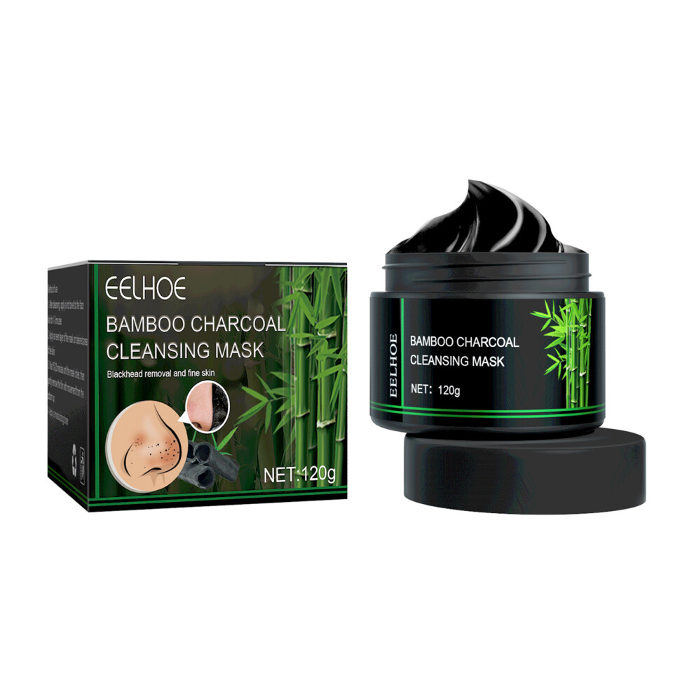 Bamboo Charcoal Peel Off Mask 120g Deep Cleansing Blackhead Remover Pore Minimizing Oil Control