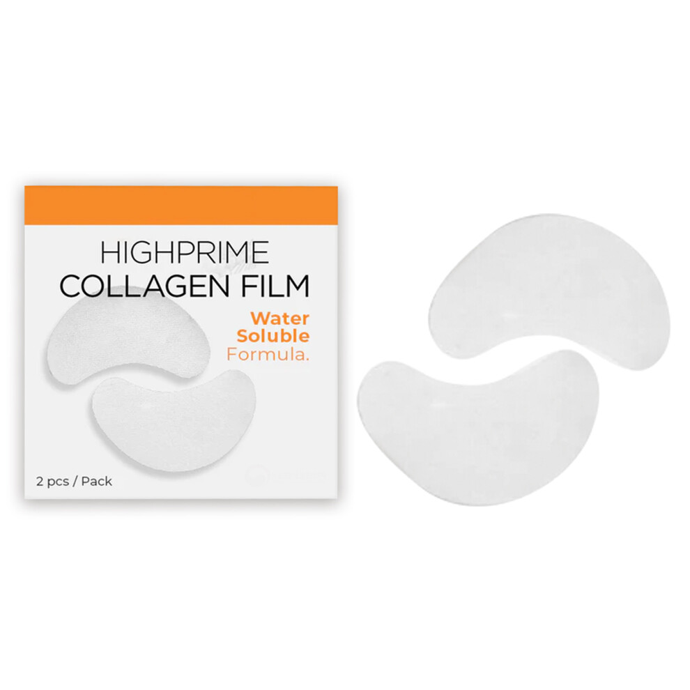 Dark 2Pcs Collagen Eye Mask Hydrating Anti Aging Under Eye Patches Reduce Fine Lines Circles Puffiness