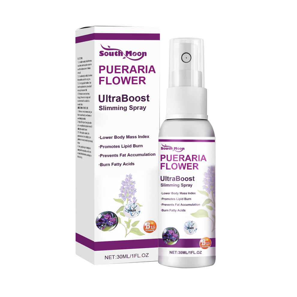 Pueraria Flower Ultraboost Body Slimming Spray 30ml Body Shaping Accelerate Fat Metabolism