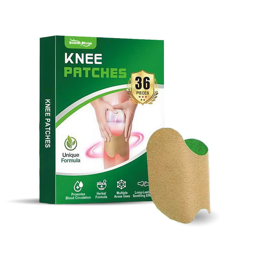 36PCS Joint Pain Relief Patches Wormwood Mint Oil Herbal Natural Knee Patches for Joint Discomfort