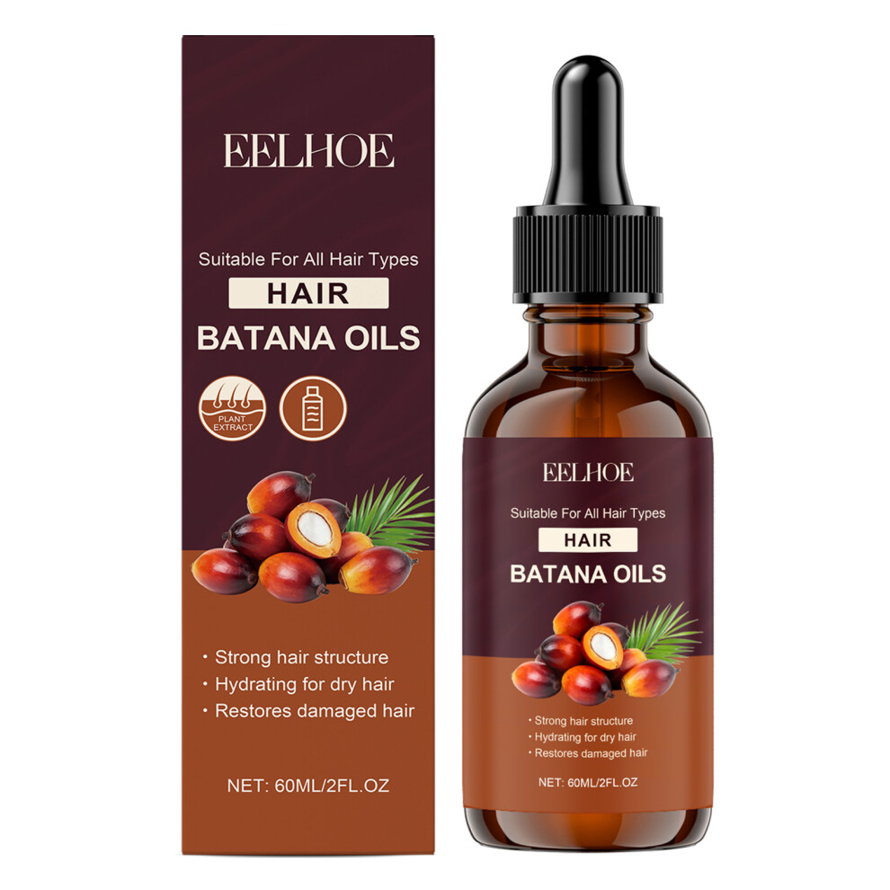 Batana Hair Oil Serum 60ml for Dry Damaged Hair Rosemary Leaf Oil Nourishing Smoothing Treatment