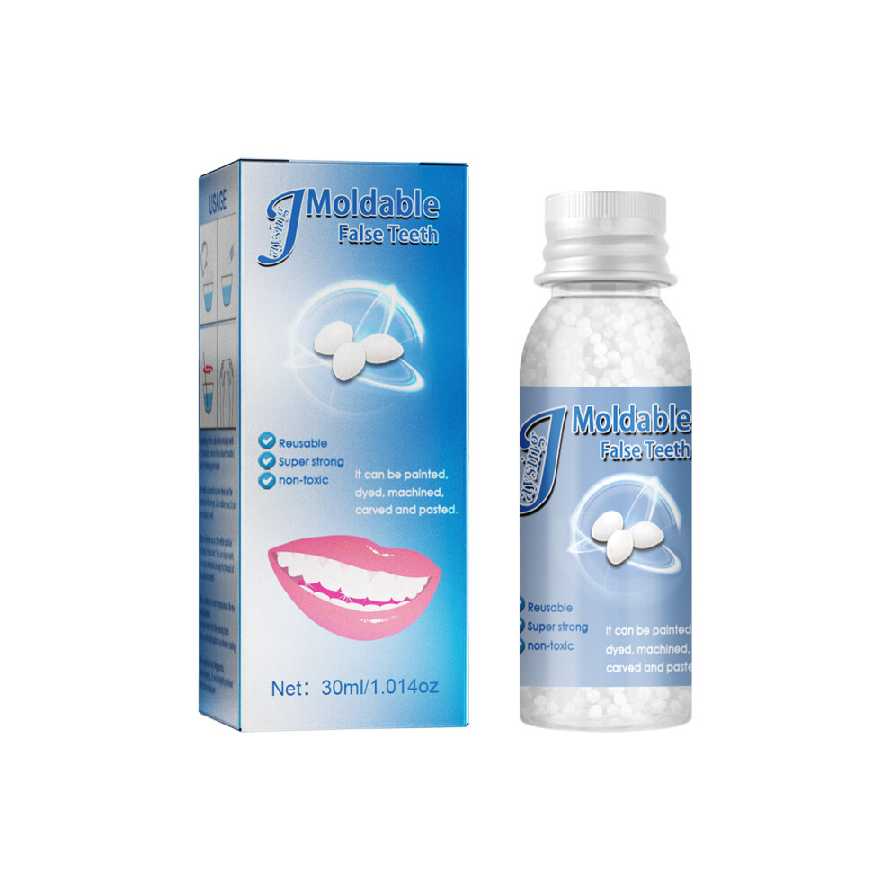 Moldable Dental Gum 30ml Temporary Tooth Repair & Filling Decoration for Covering Gaps & Cavities