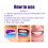 V34 Color Corrector Toothpaste 30ml Purple Toothpaste for Teeth Whitening, Tooth Stain Removal 5