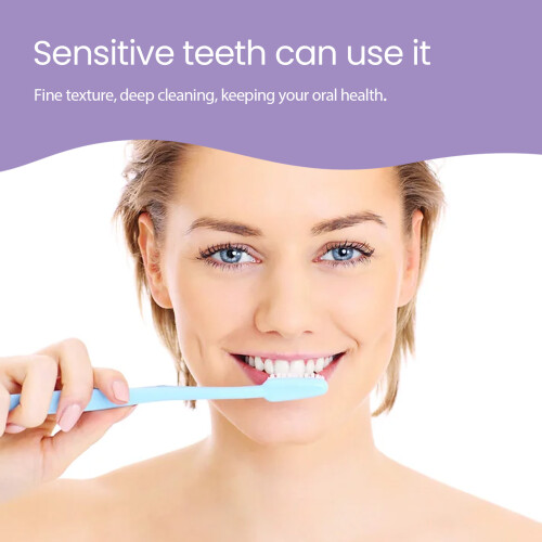 60g Purple Whitening Toothpaste Deep Stain Remover Toothpaste Deep Clean Gum Care 2