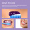 60g Purple Whitening Toothpaste Deep Stain Remover Toothpaste Deep Clean Gum Care 6