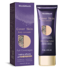 Body Concealer 74ml Waterproof Cover Up for Tattoos Scars Birthmarks Skin Brightening