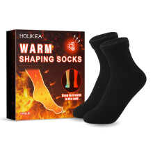 HKA06-A043-1-MX1 1 Pair Self-Heating Cold-Proof Socks Breathable Warm Winter Kids Adults Heating Socks