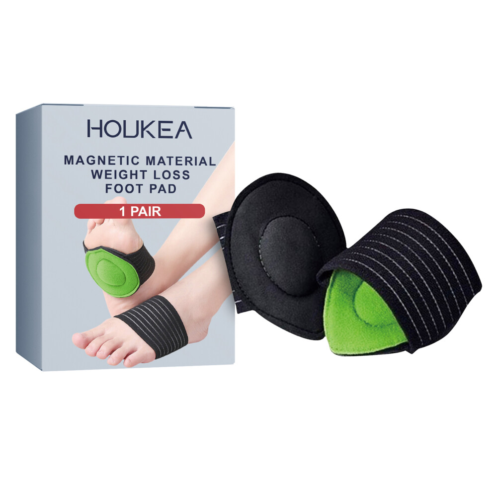 HKB05-A014-1-GY1 1 Pair Acupoint Magnetic Therapy Front Foot Pad Relieve Fatigue Weight Loss Foot Pad