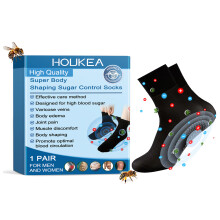 HK-B07-0062-01 Body Shaping Sugar Control Socks Breathable Health Care Socks for Men Women