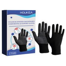 1 Pair Stiffness Pain Relief Gloves Touch Control Full Finger Hand Care Gloves