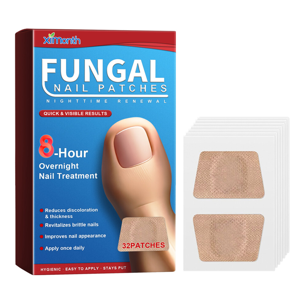 32Pcs Fungal Nail Patches Ingrown Toenail Overnight Repair Treatment