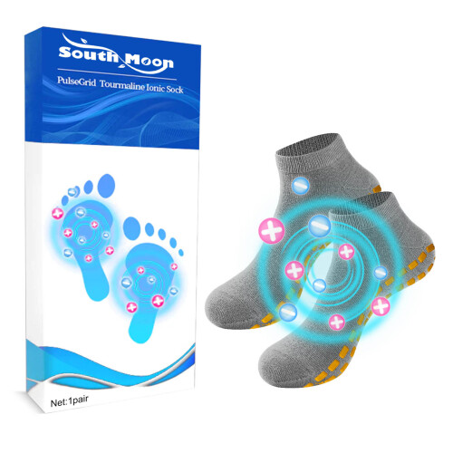Tourmaline Ionic Compression Socks Non Slip Elastic Foot Care Stockings