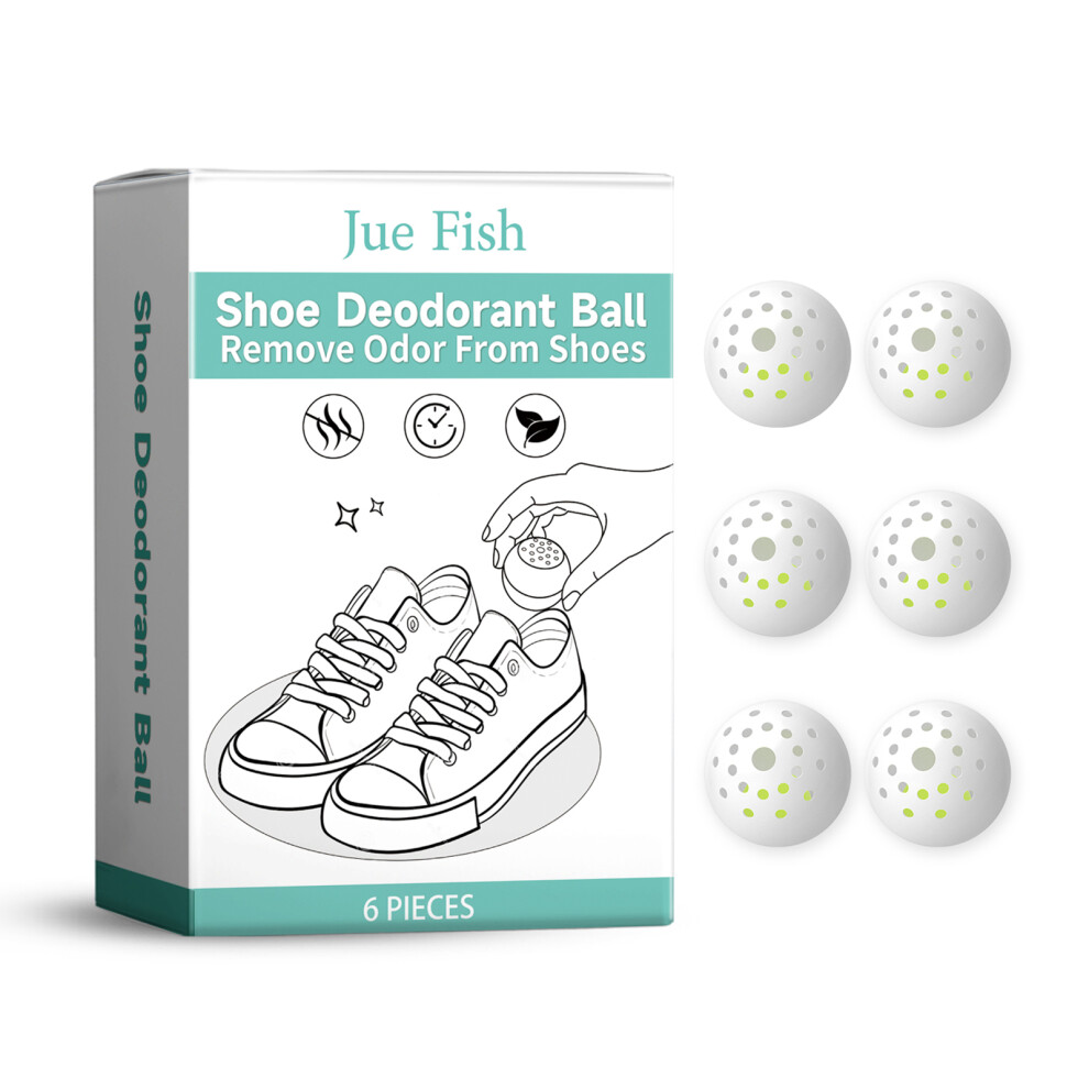 6Pcs Shoe Deodorizer Balls Odor Eliminator for Footwear Freshener