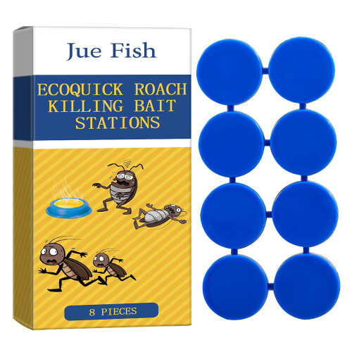 8Pcs Cockroach Bait Traps Roach Killer for Kitchen Dorm Home
