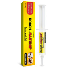 10g Cockroach Bait Gel Roach Killer Trap Pest Control for Kitchen Bedroom, JAB02-A005-10-YE1