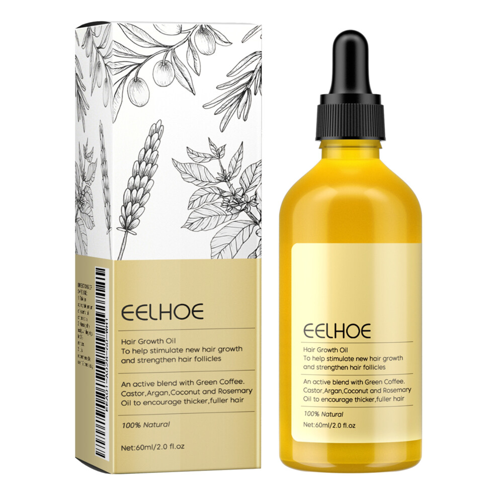 Rosemary Hair Growth Oil 60ml Veganic Natural Hair Growth Oil for Dry Damaged and Thin Hair