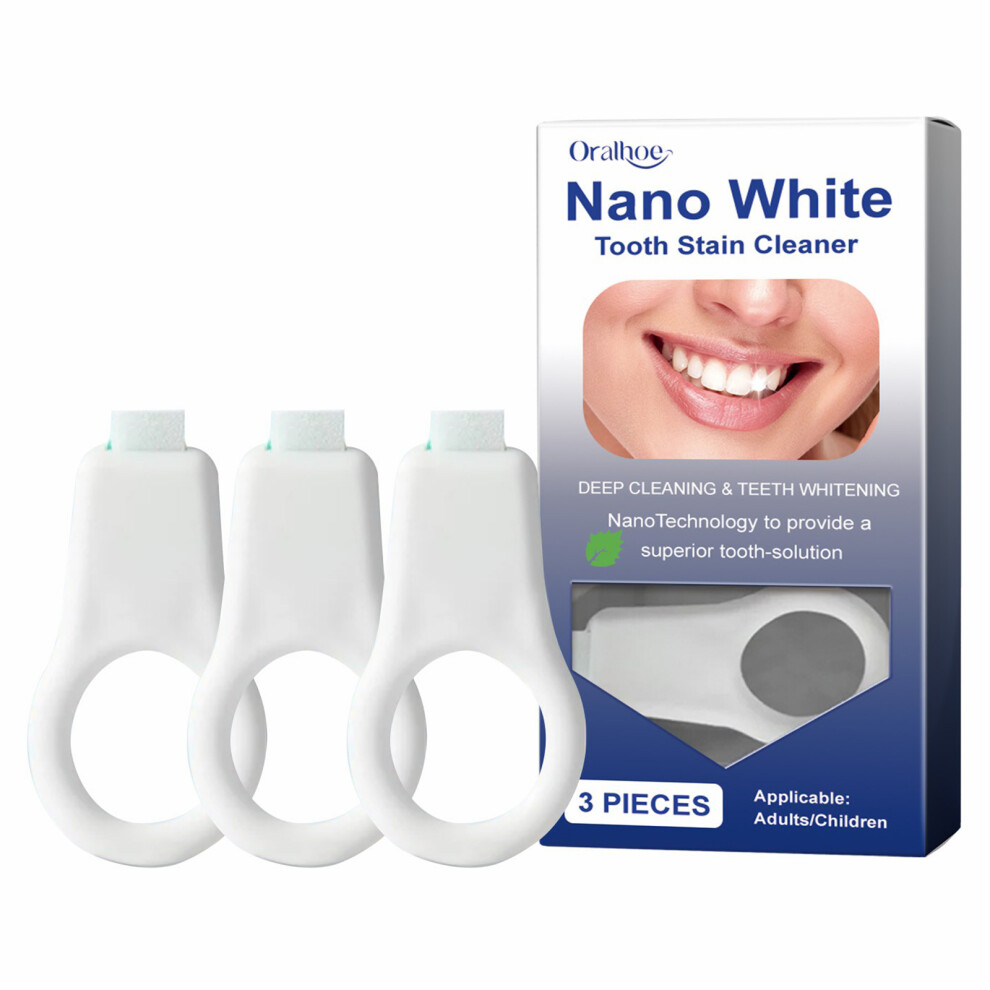 Dental Sponge Cleaner Gentle Oral Care Stain Remover Tooth Whitening Tool