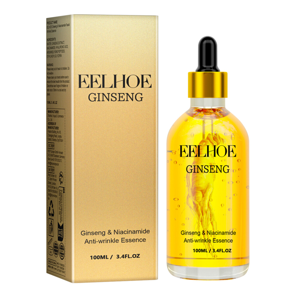 Ginseng Face Serum Moisturizing Hydrating Nourishing Essence Anti Aging Wrinkle Reduction