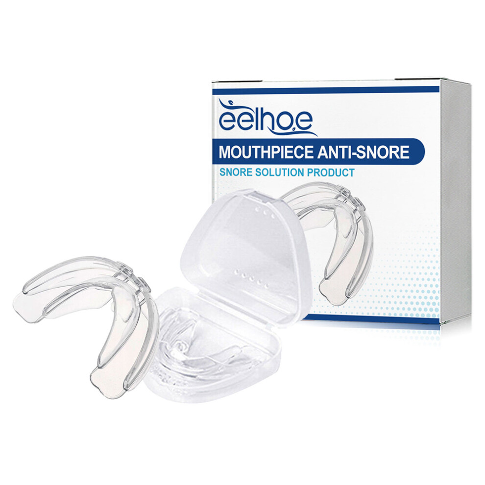 Anti Snoring Mouthpiece Teeth Grinding Guard Sleep Aid Easy Snore Stopper, EEA07-A036-1-WH1