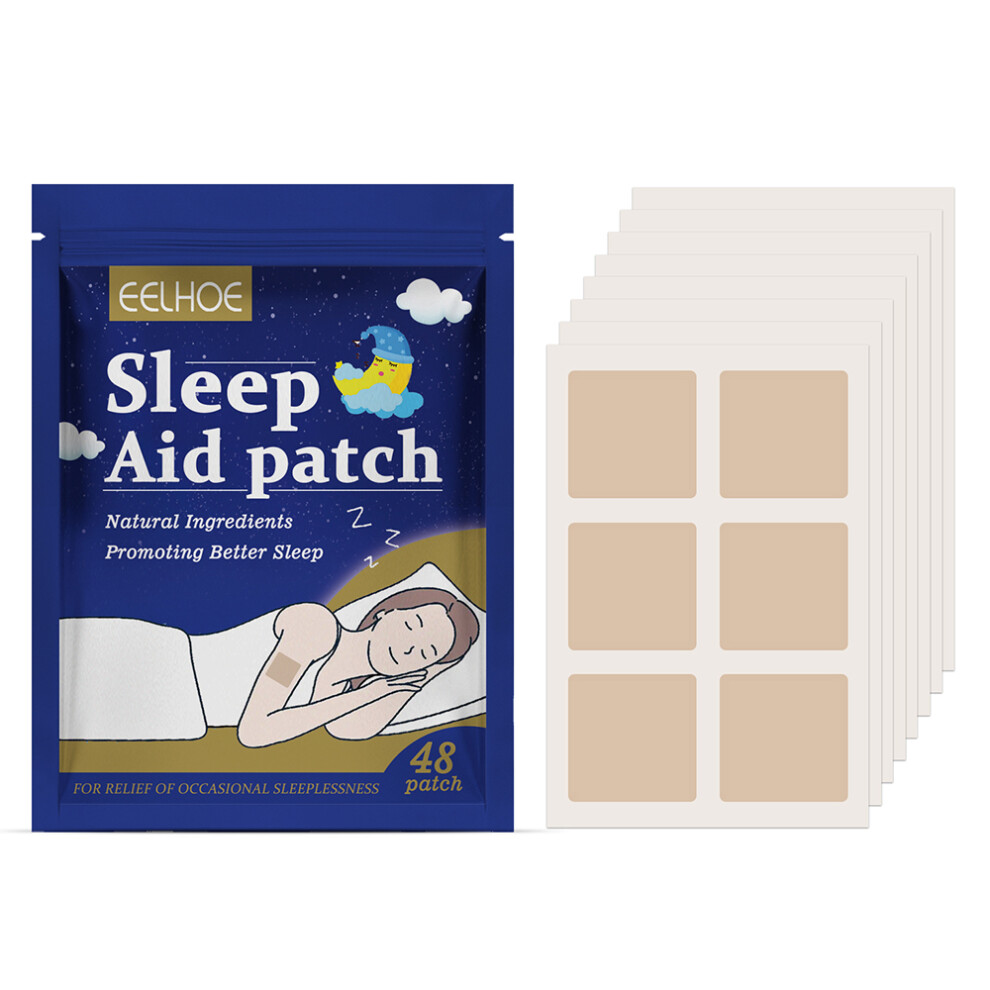 Lavender 48Pcs Sleep Aid Patches Improve Sleeping Insomnia Treatment Sticker, Ee062302101-48Pcs