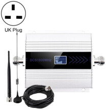 (Silver) DCS-LTE 4G Phone Signal Repeater Booster, UK Plug