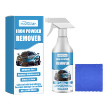 Car Iron Powder Remover 120ml For Auto Paint Wheel Cleaning Rust Removal Paint Protection with Towel Set
