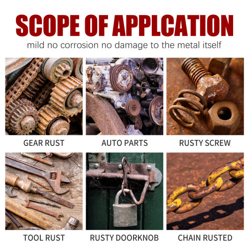 Rust Converter for Metal 100ml Rust Inhibitor Paint with Brush Fast Rust Preventative Coating 2