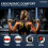 TANNESS Adjustable Weights Dumbbells Set for Weight Lifting Training - 20kg 4