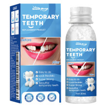 30ml Temporary Tooth Filling Thermal Forming Repair Beads for False Teeth Moldable Dental Adhesive, SOA07-A005-30-BU1