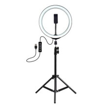 PKT3035 10 Zoll USB-Video-Ringlicht mit 110 cm Lichtstativ für Tik Tok Youtube Live-Streaming