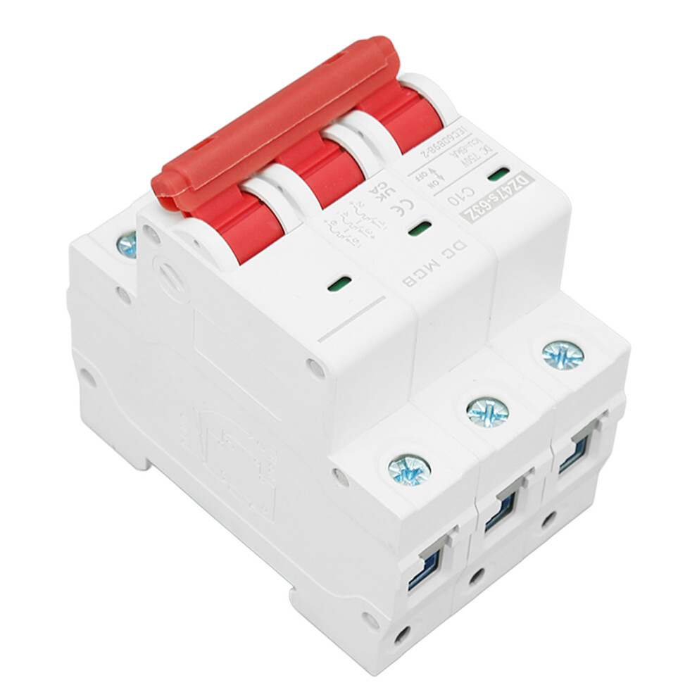 Dz47s 63Z 10A 6000A 3P Circuit Breaker For Solar Pv Systems 4181356232829