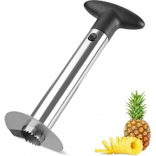 Pineapple Corer and Slicer Tool, Premium Stainless Steel Pineapple Core Remover Tool with Detachable Handle, Super Fast and Easy Pineapple Cutter
