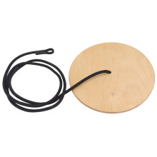 Adjustable Wooden Disc Rope Swing, 78.7in, 200kg Capacity