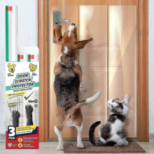 (As show, One size) 2Pcs Door Protector from Dog Scratching Cat Scratch Door Frame Protector Anti Dog Scratch Door Guardp